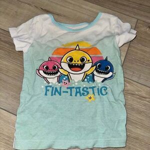 Baby shark kids pajama shirt